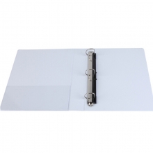 齐心（Comix）A216 A4 3孔 三面插袋文件夹 容纸400页 背宽55mm 白色