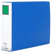 锦宫（KINGJIM）985GS  A4-E 横式 单开管文件夹/A4档案夹 容纸量50mm 蓝色