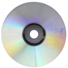 索尼（SONY）DVD-R 16速 4.7G 碟片/光盘/刻录盘/空白光盘 桶装10片
