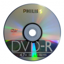 飞利浦（PHILIPS）DVD-R 16速/4.7G 碟片/光盘/空白光盘/刻录盘 桶装50片