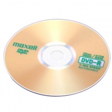 麦克赛尔（maxell）DVD-R  16速4.7G 单片装 碟片/空白光盘/刻录光盘/光碟/光盘 5张/盒
