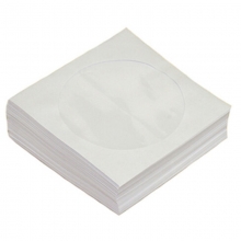 国产 CD DVD 单面加厚纸质光盘袋 100个装 白色