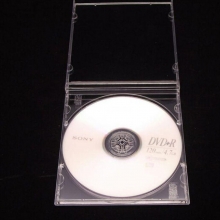 国产 CD DVD 透明方形塑料光盘盒 单面超薄 50片装