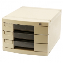 钊盛（ZSSI）ZS-3813 三层带锁 桌面文件柜/抽屉文件柜