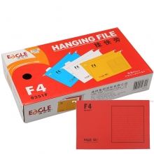 益而高（EAGLE）9351F 吊挂劳文件夹/挂快劳/快劳夹 FC 40个/盒 红色