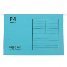 益而高（EAGLE）9351F 吊挂劳文件夹/挂快劳/快劳夹 FC 40个/盒 蓝色