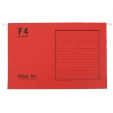 益而高（EAGLE）9351F 吊挂劳文件夹/挂快劳/快劳夹 FC 40个/盒 红色