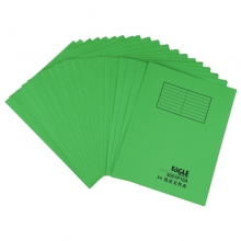 益而高（EAGLE）3001P10A 纸皮文件夹/纸夹子/纸质分类卡/报告夹/分类夹/挂劳纸夹 A4无插袋 20个/包 绿色