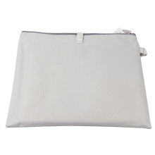 渡美（Dumei）NF633-A4 牛津布双层拉链文件袋/手提资料袋 A4 (34.3*26.5cm) 浅灰色