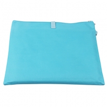 渡美（Dumei）NF633-A4 牛津布双层拉链文件袋/手提资料袋 A4 (34.3*26.5cm) 天蓝色