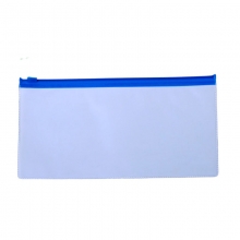 远生（USIGN）US-F53 透明拉链票证袋/文件袋 23*11.8cm 20个/包 颜色随机