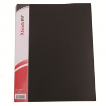 易达（Esselte）89007 舒适型资料册 A4 100页 黑色