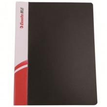 易达（Esselte）88027 舒适型单弹簧文件夹 A4 背宽18mm 黑色