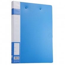 齐心（Comix）A605 双强力夹文件夹/资料夹 蓝色