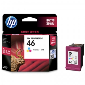惠普(HP) CZ638AA 彩色墨盒 46（适用HP DeskJet 2020hc/2520hc/2529/2029/4729）