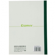 齐心（COMIX）C4505 无线装订本/笔记本/胶装本 A5 60页 10本装 封面混色