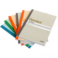渡边（Gambol）G6007 无线胶装笔记本/软抄本/记事本 B5-100页 混色 6本装