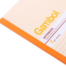 渡边（Gambol）G5407 无线胶装笔记本/软抄本/记事本 A5-40页 混色 12本装