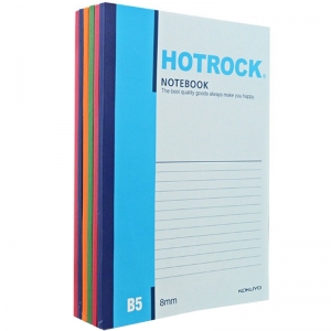 何如（HOTROCK）N0080 无线胶装笔记本/记事本 B5-80页 混色 6本装
