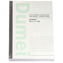 渡美（Dumei）3005 无线装订笔记本/胶装本/记事本 A5-70页 4本装
