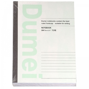 渡美（Dumei）3005 无线装订笔记本/胶装本/记事本 A5-70页 4本装