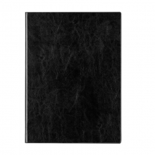 得力（deli）3186 商务办公笔记本/仿皮本/皮面本 A5（25K）-160页 黑色