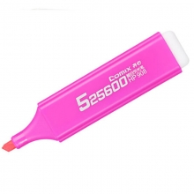 齐心（Comix）HP908 持久醒目荧光笔/颜色笔/标记笔 粉红色 10支装