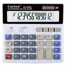 嘉亿能（Cayina）CA-200ML 桌面计算器 12位 167*163mm