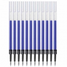 三菱（UNI）UMR-10 啫喱笔替芯/签字笔芯/中性笔芯 1.0mm（适用UM-153）蓝色 12支装