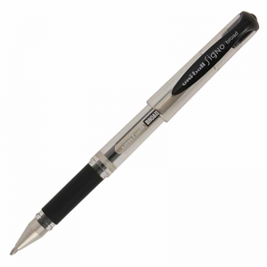 三菱（Uni）UM-153 防水速记中性笔/双珠签字笔（替芯UMR-10）1.0mm 黑色 单支装