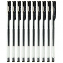 三菱（UNI）UM-100 中性笔/签字笔/双珠啫喱笔（替芯UMR-5）0.5mm 黑色 10支装