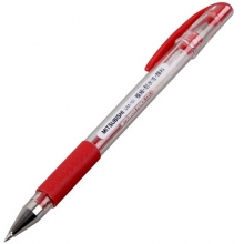 三菱（UNI）UM-151 财务专用极细签字笔/中性笔（替芯UMR-1）0.38mm 红色 10支装