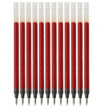 三菱（UNI）UMR-1 签字笔替芯/中性笔芯（适用UM-151）0.38mm 红色 12支装