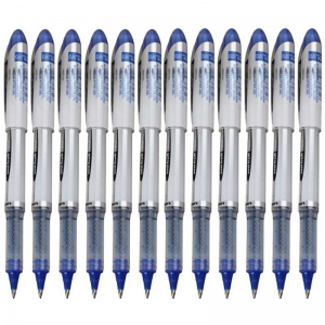 三菱（UNI）UB-200 直液式走珠笔/中性笔（替芯UBR-90）0.8mm 蓝色 12支装