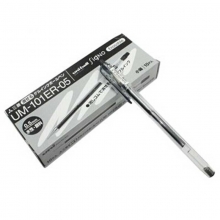 三菱（UNI）UM-101ER 可擦中性笔/签字笔（替芯UMR-5ER）0.5mm 黑色 10支装