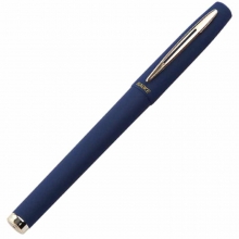 宝克（BAOKE）PC1838 大容量中性笔/磨砂杆签字笔（替芯PS1800）0.7mm 蓝色 12支/盒