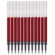 派通（Pentel）LRN5 中性笔芯（适用BL625/BLN75/BLN105/BLN2005）0.5mm 红色 12支装