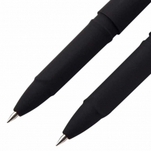 宝克（BAOKE）PC1848 大容量中性笔/磨砂杆签字笔（替芯PS1920）1.0mm 黑色 12支/盒