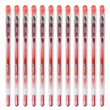 东亚（DONG-A）3-Zero 针嘴中性笔/财务极细签字笔 0.38mm 红色 12支/盒