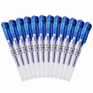 晨光（M&G） GP-1111 大容量中性笔/水性/签字笔（替芯MG6128）0.7mm 蓝色 12支/盒