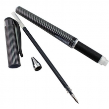晨光（M&G）GP1361 商务条纹笔杆中性笔/签字笔/水笔（替芯MG-6102）0.5mm 黑色 12支/盒