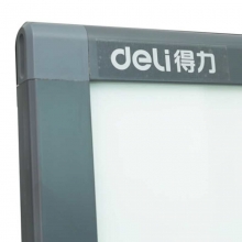 得力（deli）8739 支架式磁性钢化玻璃白板（H型架）90*180cm