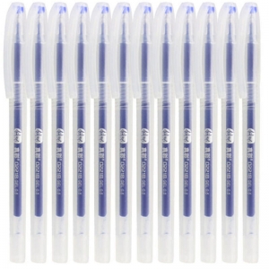 真彩（TRUECOLOR）0221B 办公全针管/中性笔/签字笔 0.5mm 蓝色 12支/盒