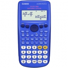 卡西欧（CASIO）FX-82ES PLUS A 函数科学计算器 英文版 蓝色
