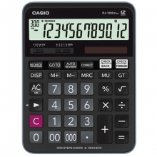 卡西欧（CASIO）DJ-120D Plus 办公百步回查/300步回查/多功能计算器 12位 黑色
