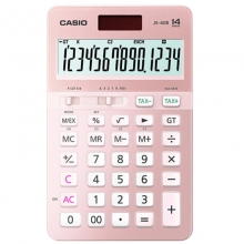 卡西欧（CASIO）JS-40B 绮丽时尚办公计算器 14位 粉色