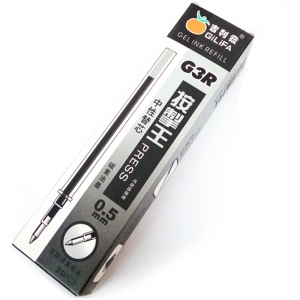 吉利发（JILIFA）G3R 中性笔芯（适用G3）0.5mm 黑色 20支/盒