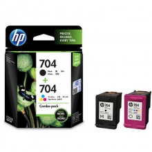 惠普（HP）F6V33AA 黑彩套装墨盒 704（适用Deskjet 2010 2060 ）