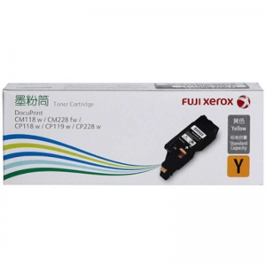 富士施乐（Fuji Xerox）CT202263 黄色 标准容量墨粉筒（适用机型DocuPrint CM118w CM228fw CP118w CP119w CP228w）