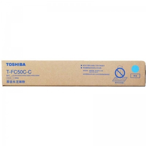 东芝（TOSHIBA）T-FC50C-C 青色高容碳粉 570g（适用e-STUDIO 2555 3055 3555 5055）